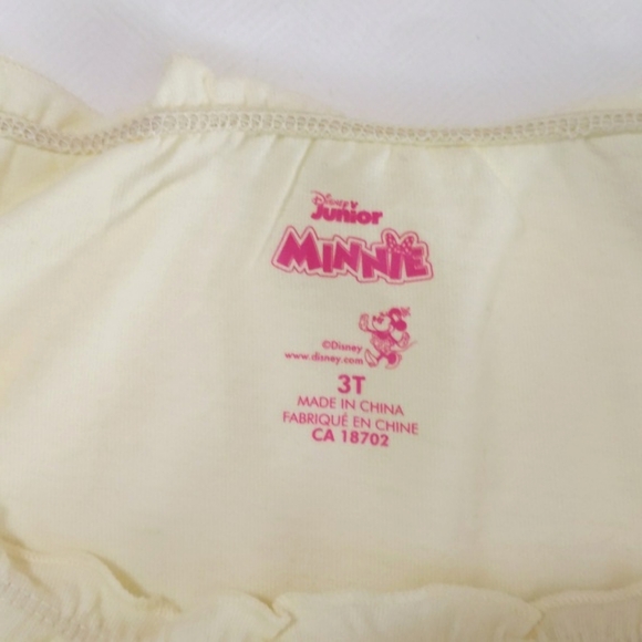 NEW disney junior minnie mouse summer graphic tank top 3T toddler girls - Picture 3 of 5